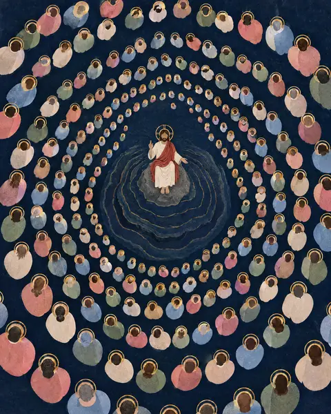 Bienaventuranzas · Espiral de aureolas